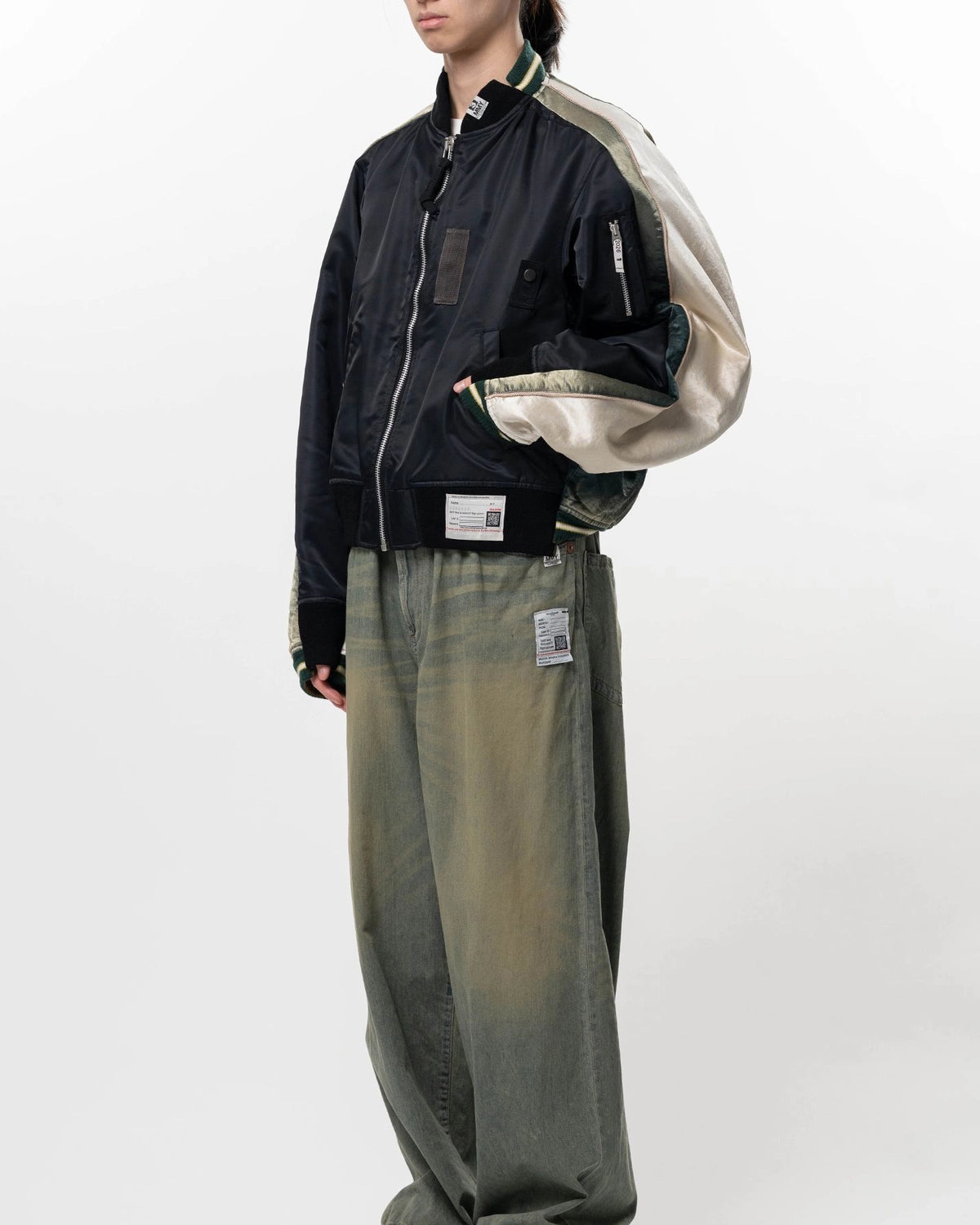 Maison MIHARA YASUHIRO / COMBINED MA-1 × SJ (A16BL052)