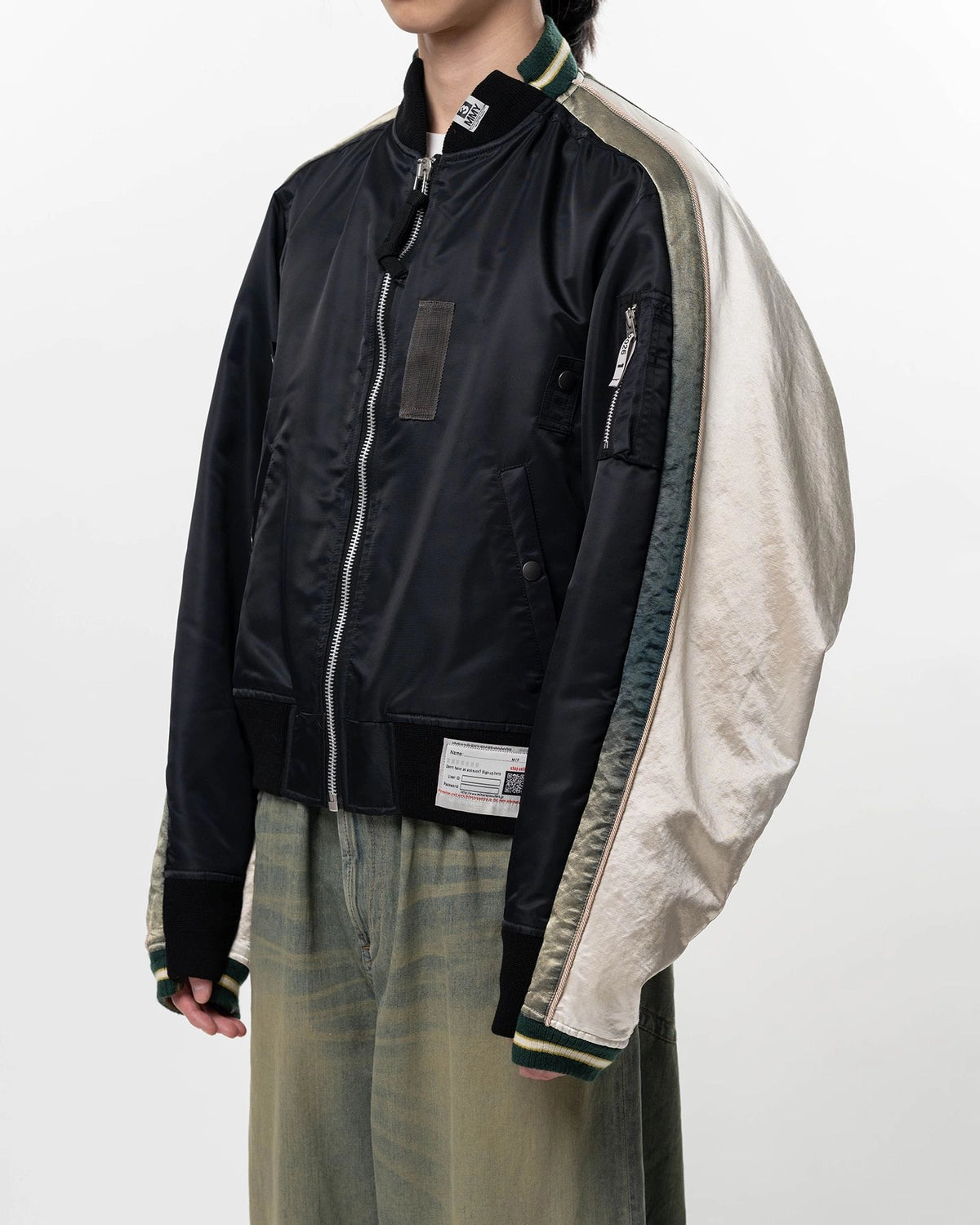 Maison MIHARA YASUHIRO / COMBINED MA-1 × SJ (A16BL052)