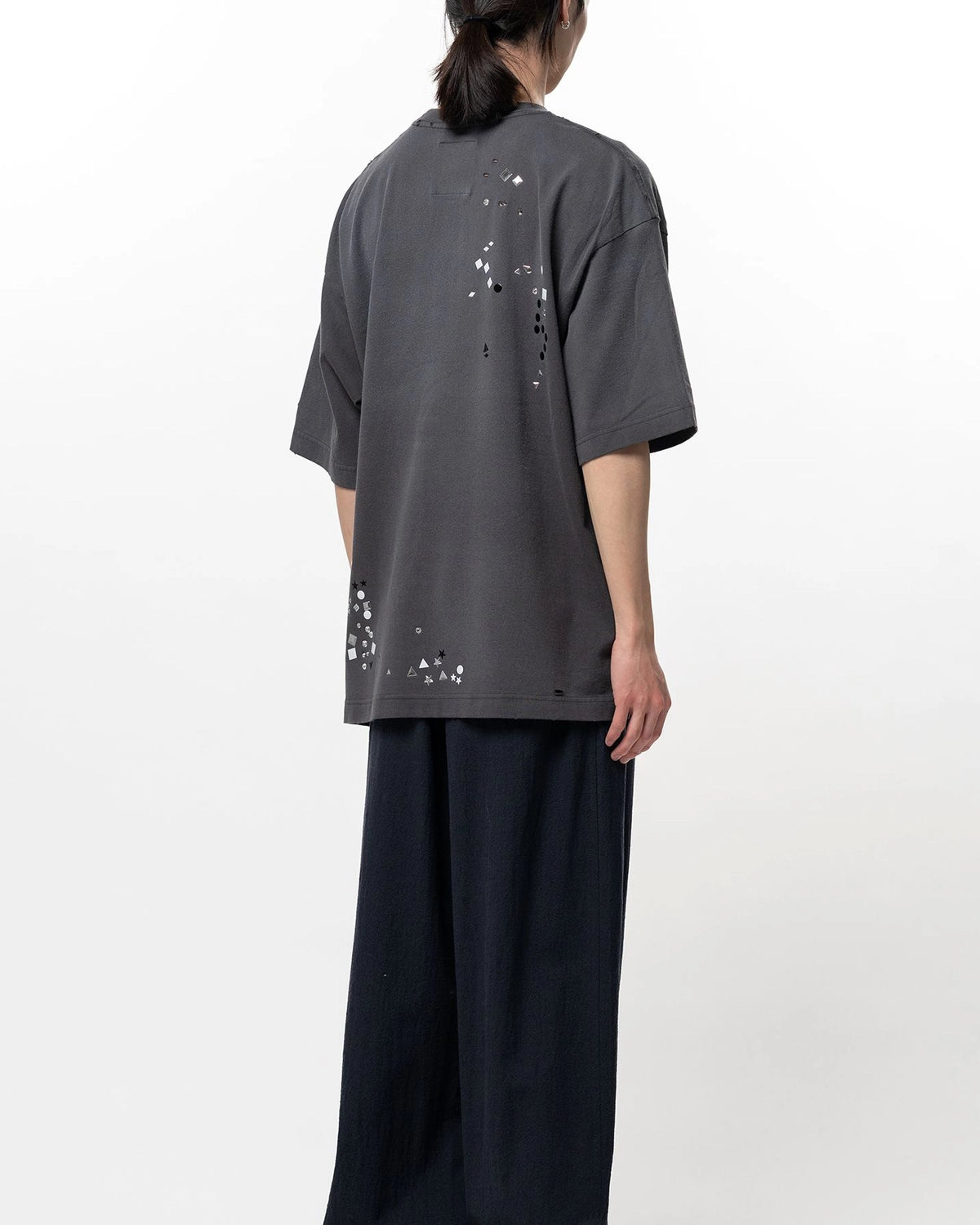Maison MIHARA YASUHIRO / Embellished Sticker T-shirt (A16TS592)