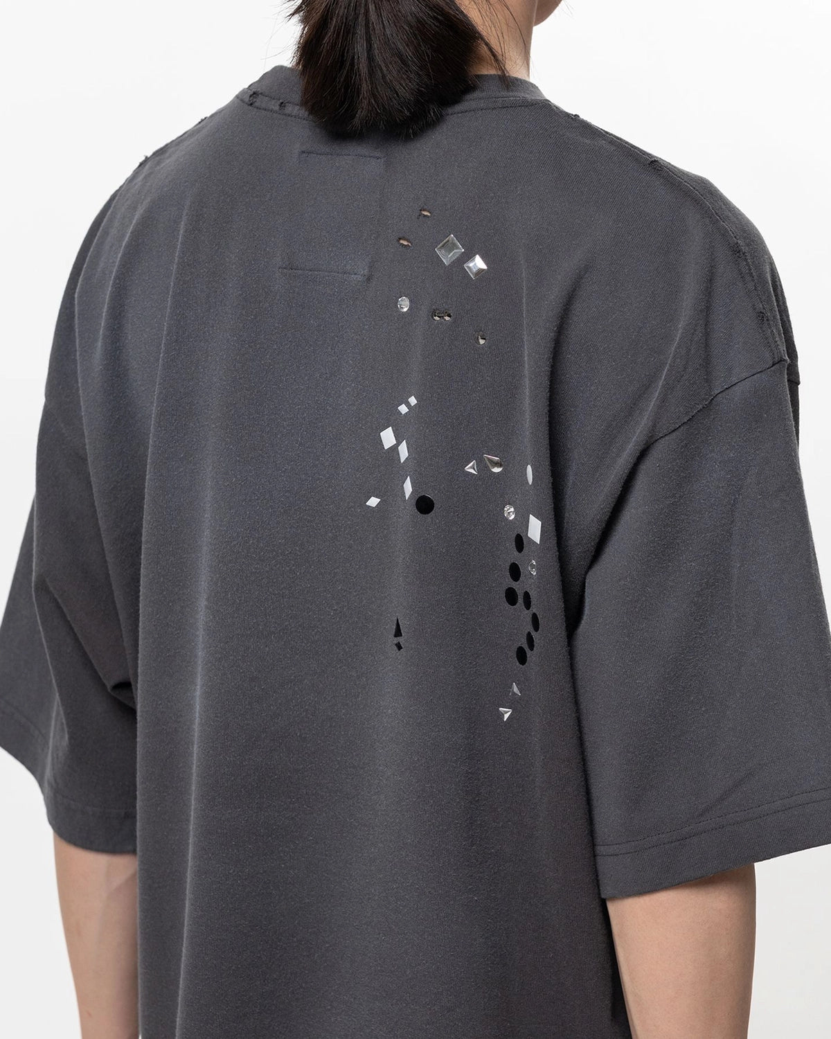 Maison MIHARA YASUHIRO / Embellished Sticker T-shirt (A16TS592)