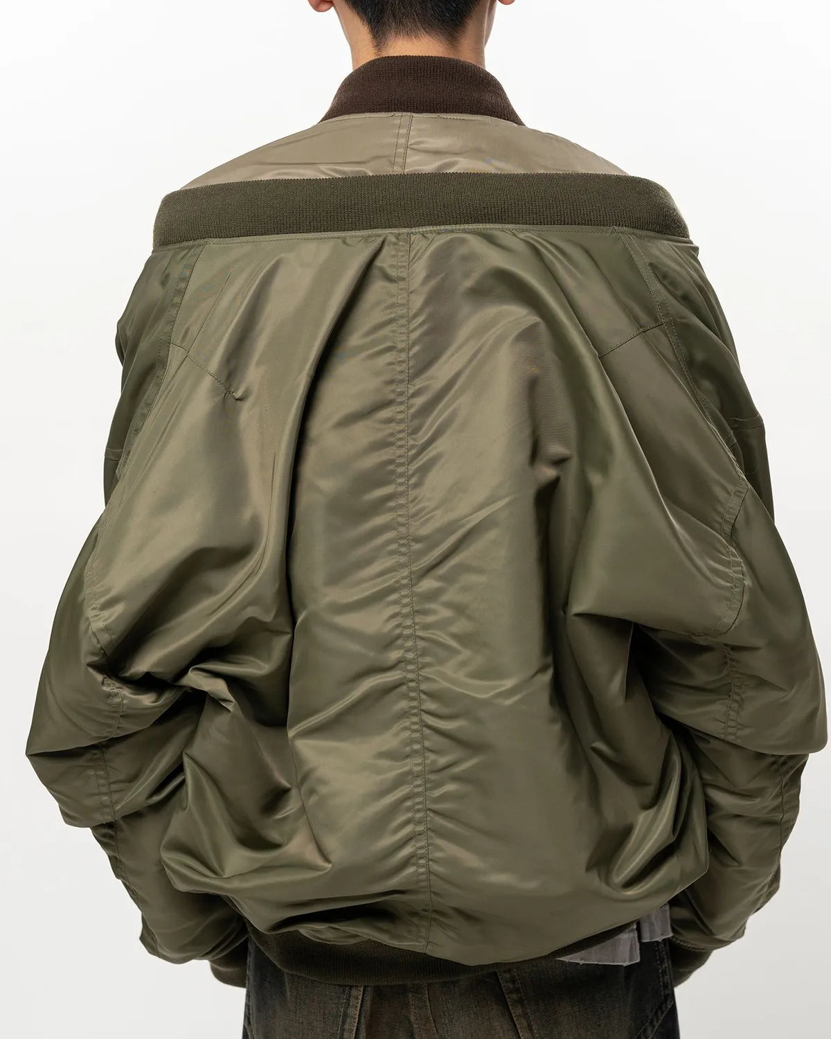 Maison MIHARA YASUHIRO / Shifted Layer Flight Jacket (A17BL061)