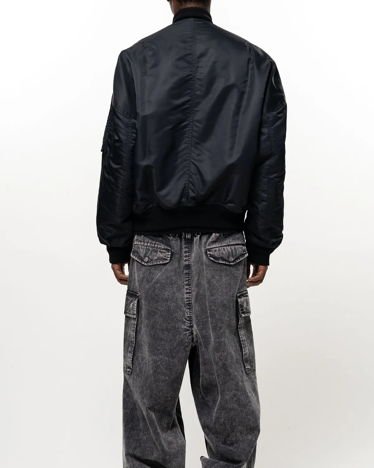 Maison MIHARA YASUHIRO / Front Back Combined Stadium Jacket  (A17BL062)
