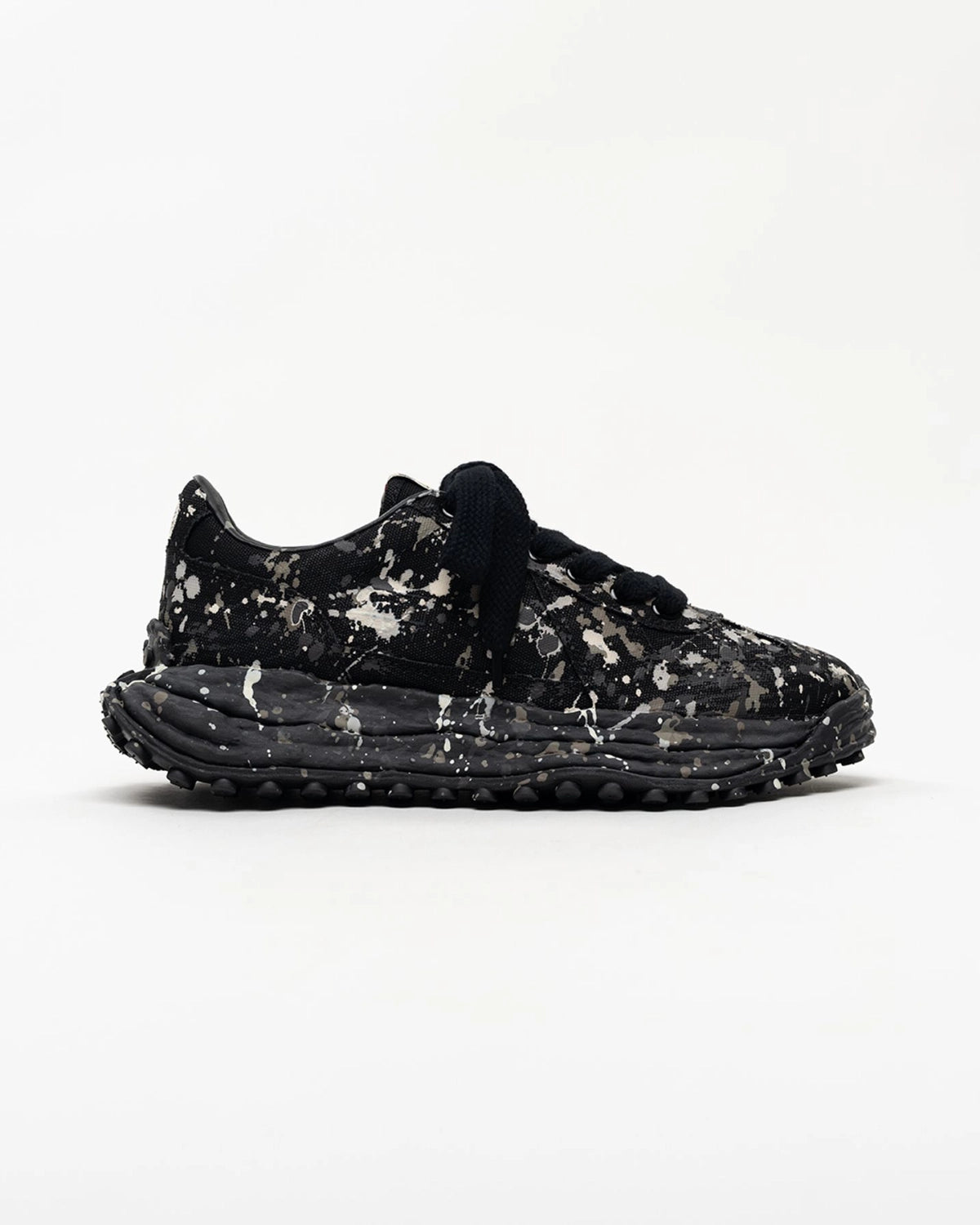 Maison MIHARA YASUHIRO / "LARRY"OG Sole Sputtering Paint Canvas Low-top Sneakers (A17FW718)