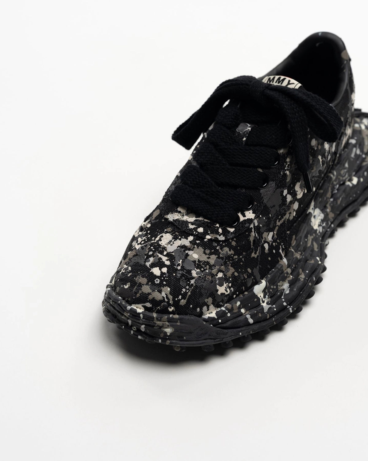 Maison MIHARA YASUHIRO / "LARRY"OG Sole Sputtering Paint Canvas Low-top Sneakers (A17FW718)