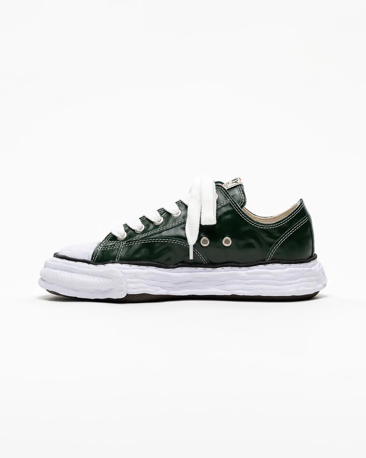 Maison MIHARA YASUHIRO / "PETERSON23" OG Sole Wrinkled Leather Low-top Sneakers (A17FW728)