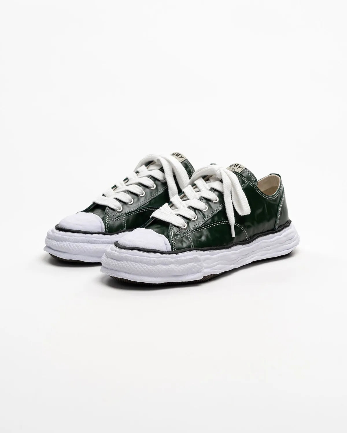 Maison MIHARA YASUHIRO / "PETERSON23" OG Sole Wrinkled Leather Low-top Sneakers (A17FW728)