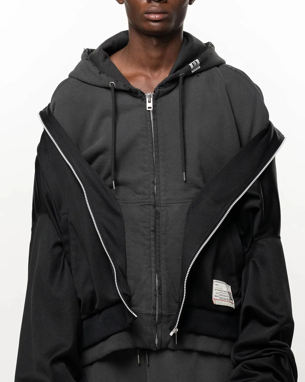 Maison MIHARA YASUHIRO / Shifted Layer Track Jacket (A17PK581)