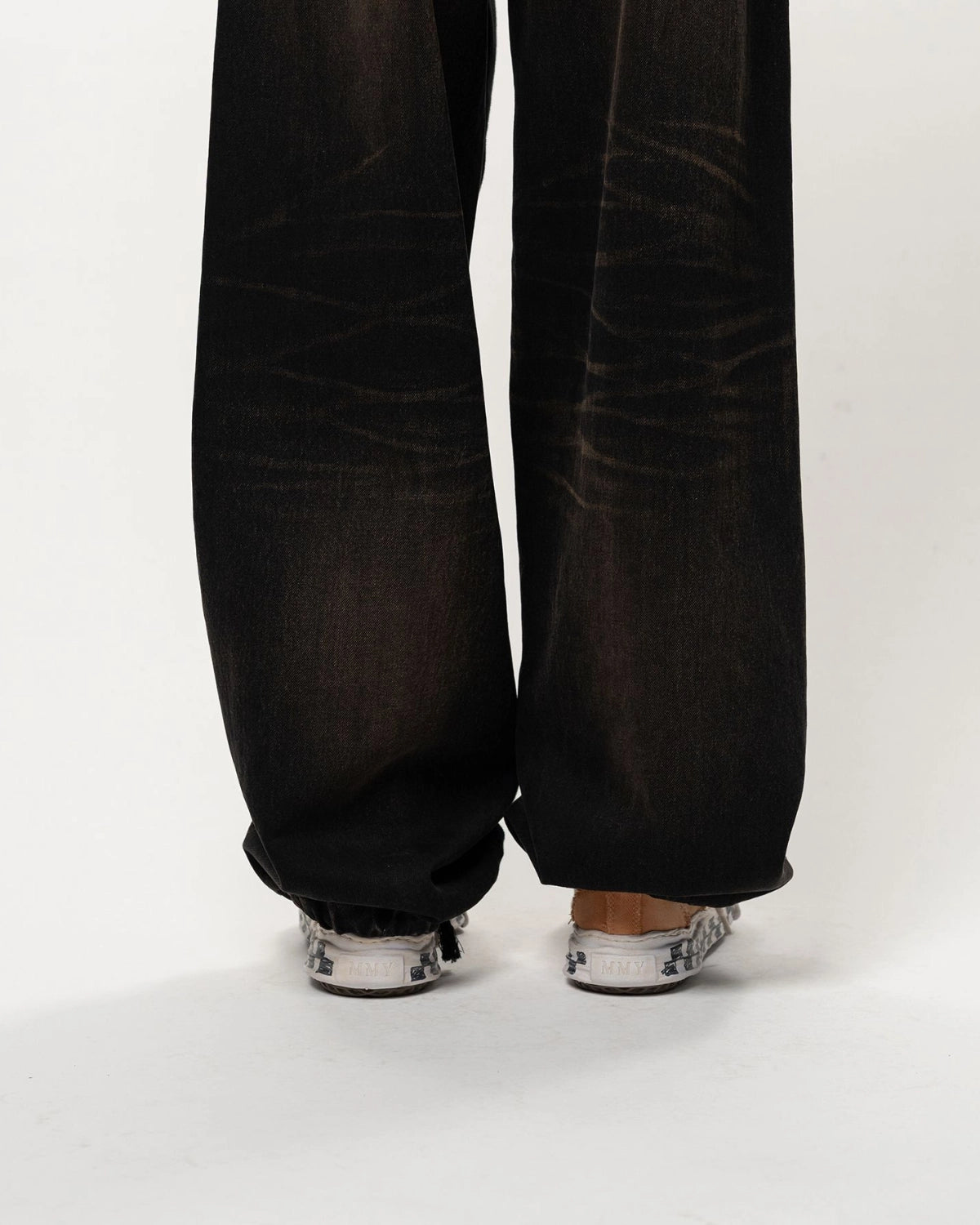 Maison MIHARA YASUHIRO / Combined Sweat Denim Pants (A17PT022)