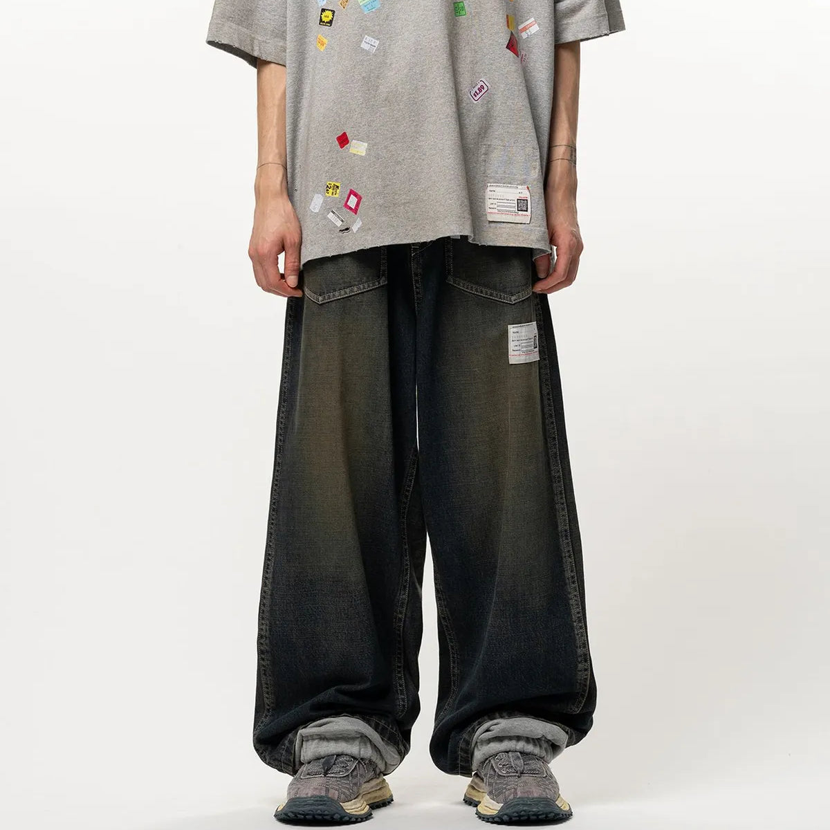 Maison MIHARA YASUHIRO / Sweat Layered Denim Pants | 公式通販