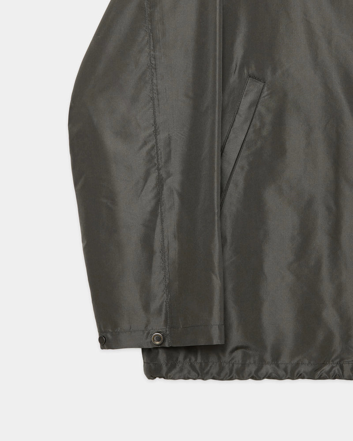 MARKAWARE / SILK TAFFETA COACH JACKET (A25A03BL01C)