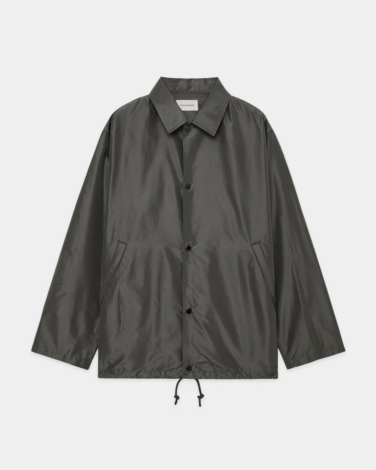 MARKAWARE / SILK TAFFETA COACH JACKET (A25A03BL01C)