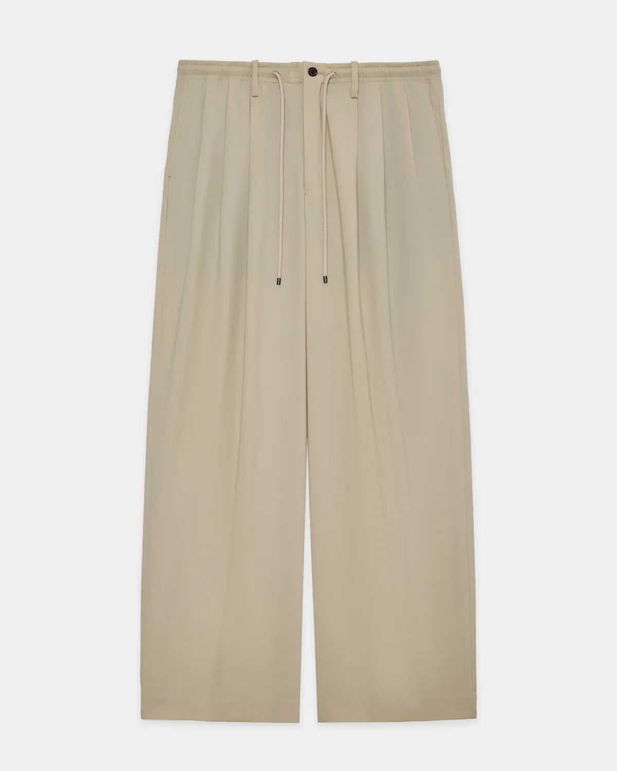 MARKAWARE / Organic Wool 2/80 Tropical / Triple Pleated Easy Trousers (A26B04PT02C)
