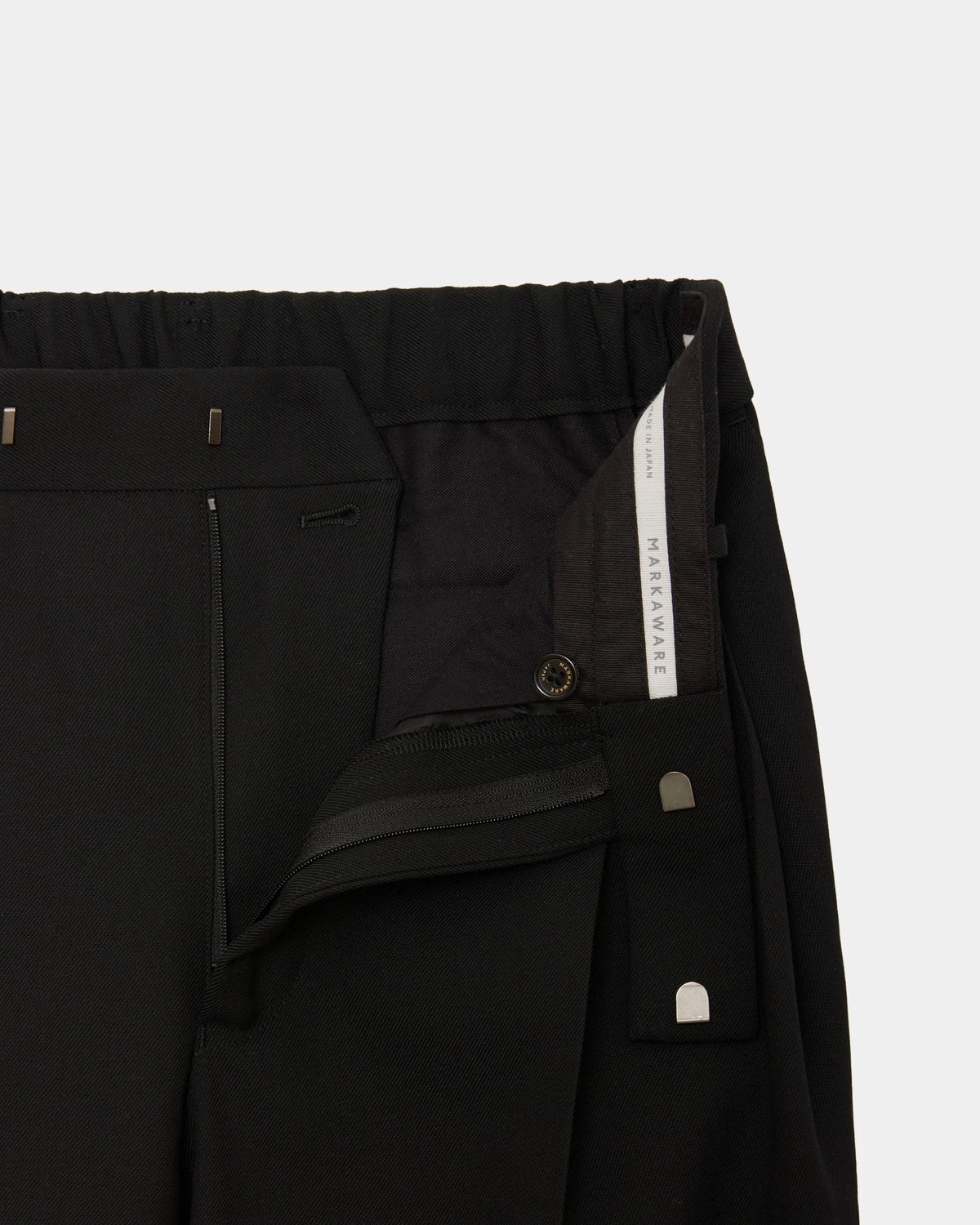 MARKAWARE / Organic Wool Survival Cloth® Double Pleated Semi Easy Trousers (A26C07PT02C)