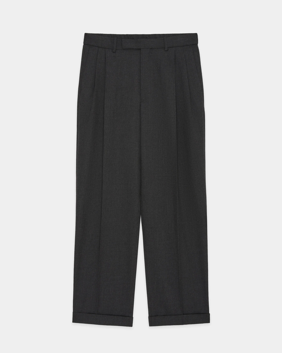 MARKAWARE / Organic Wool Survival Cloth® Double Pleated Semi Easy Trousers (A26C07PT02C)