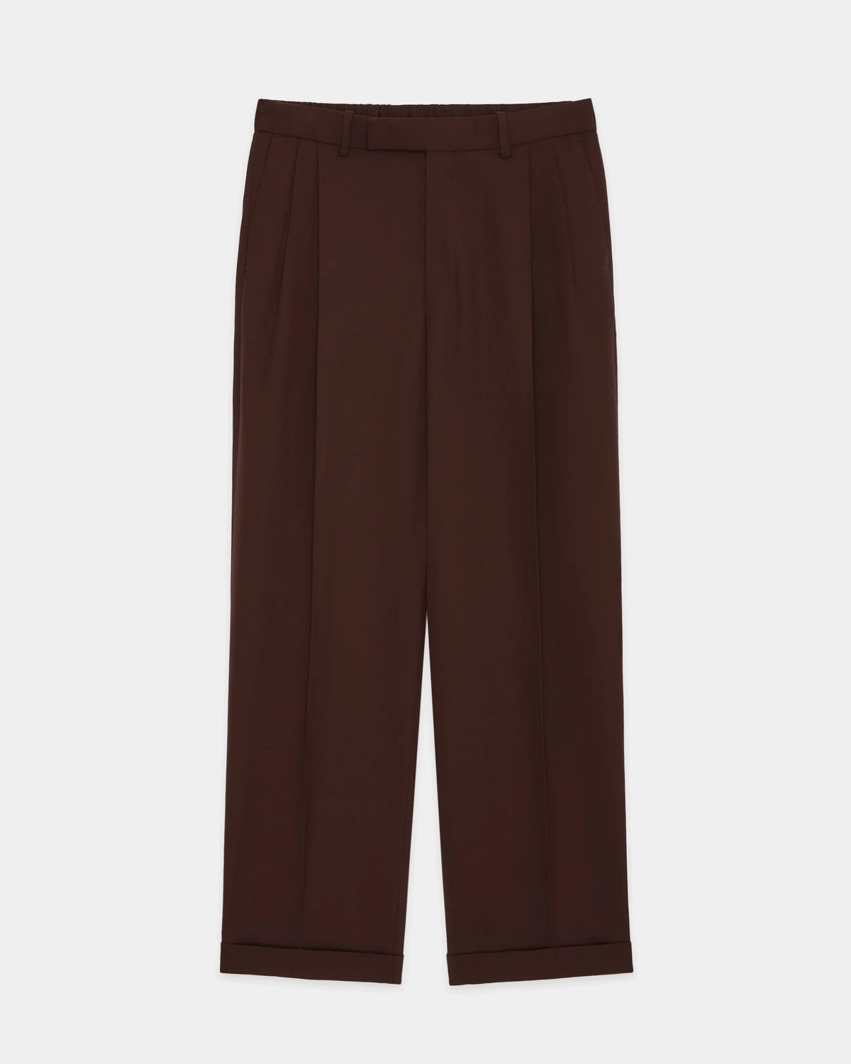 MARKAWARE / Organic Wool Survival Cloth® Double Pleated Semi Easy Trousers (A26C07PT02C)