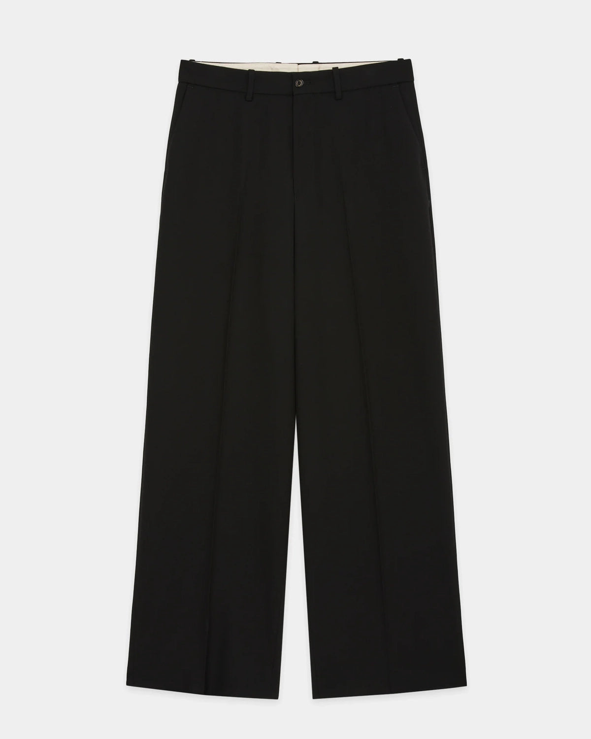 MARKAWARE / Organic Wool Survival Cloth® Flat Front Wide Trousers (A26C07PT03C)