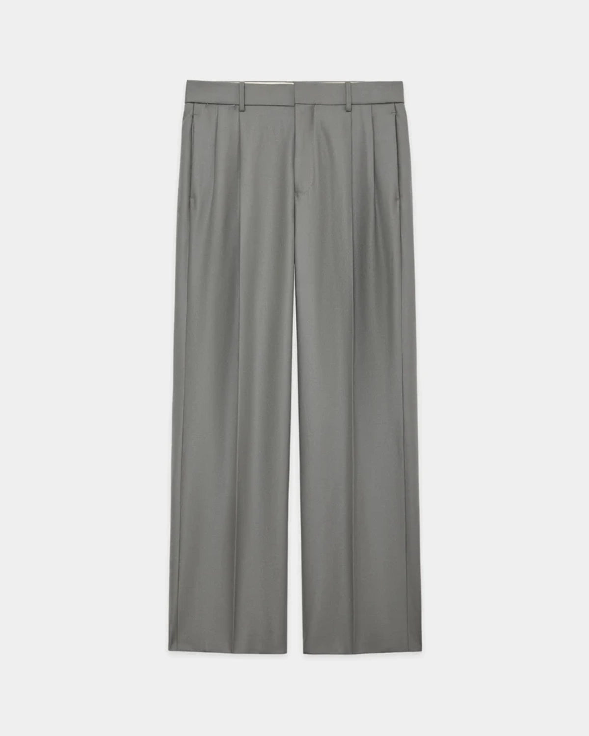 MARKAWARE / 2/2/96 Wool Flannel / Double Pleated Straight Trousers (A26C18PT01C)