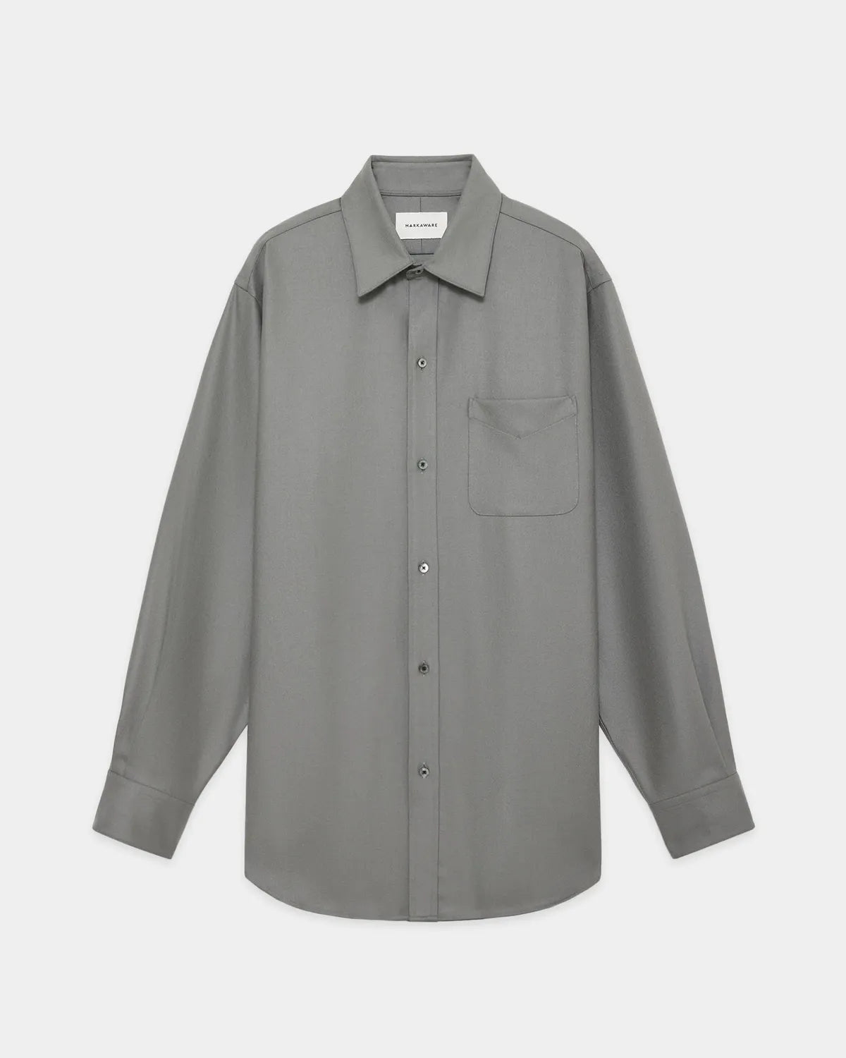MARKAWARE / 2/2/96 Wool Flannel / Regular Fit Dress Shirt (A26C18SH01C)