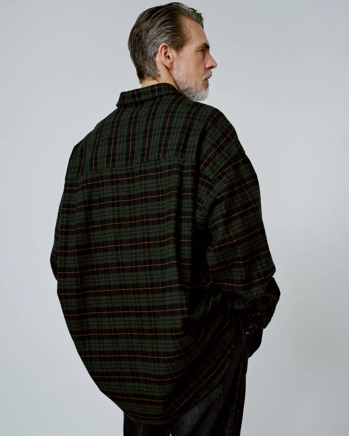 Graphpaper Re: (※Graphpaper NAGOYA EXCLUSIVE) / SIDOGRAS Cotton Flannel Oversized Regular Shirt (GM253-50604N)