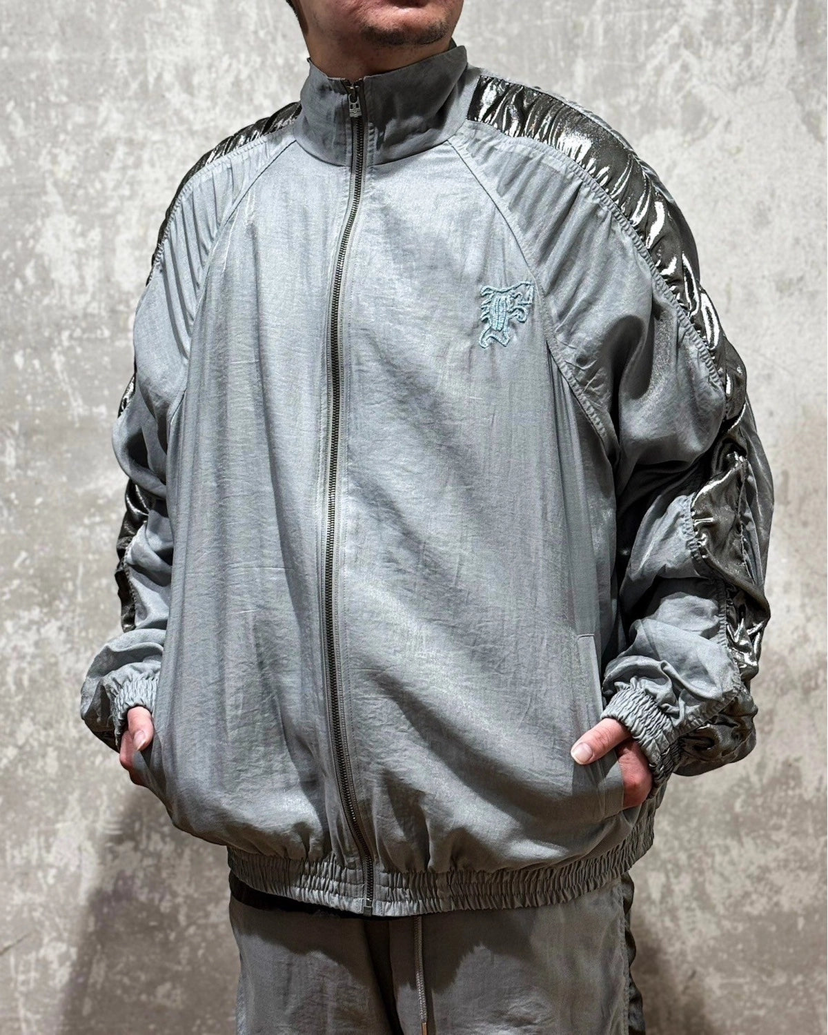 FACETASM / METALLIC TRACK JACKET (2000000280356)