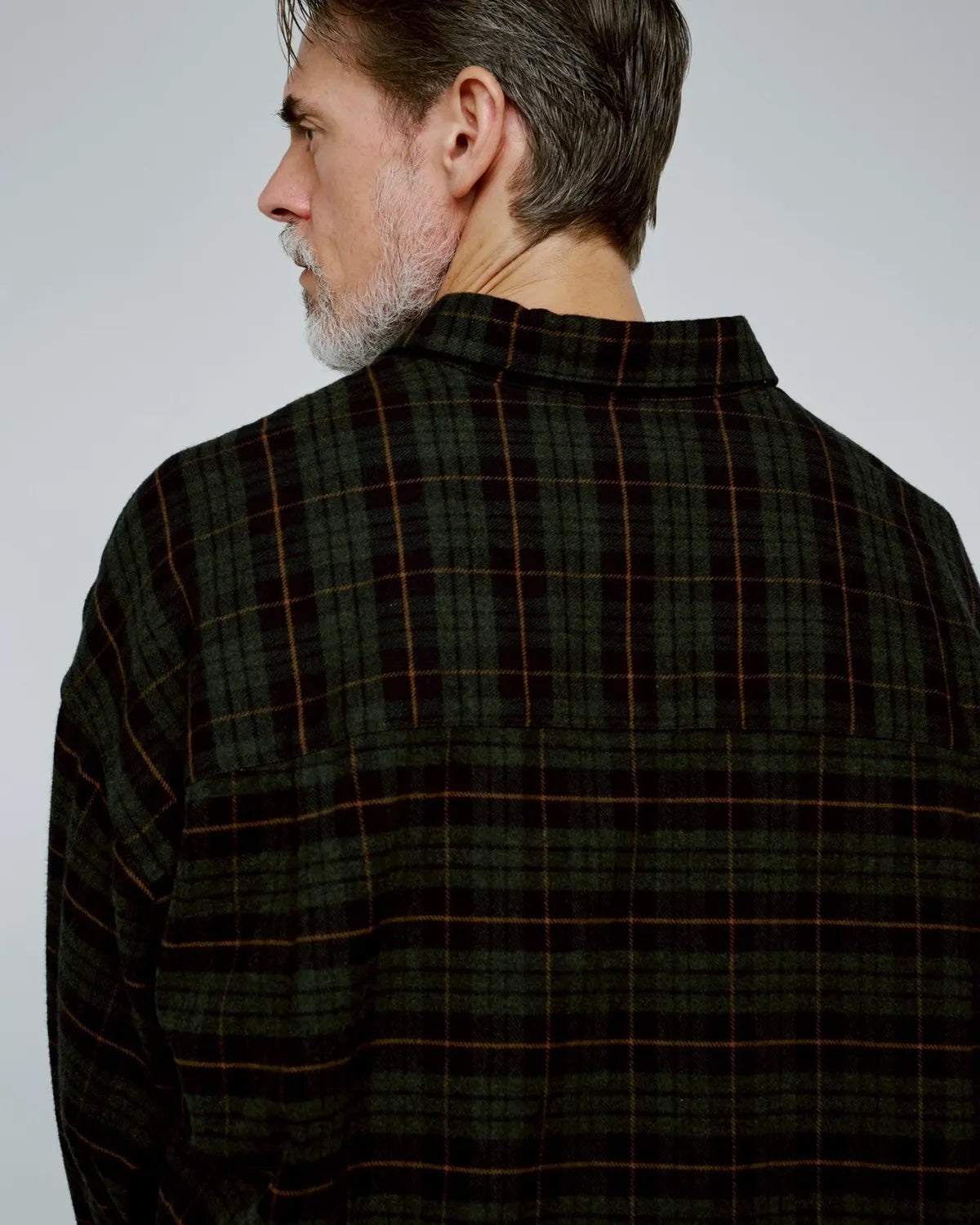 Graphpaper Re: (※Graphpaper NAGOYA EXCLUSIVE) / SIDOGRAS Cotton Flannel Oversized Regular Shirt (GM253-50604N)