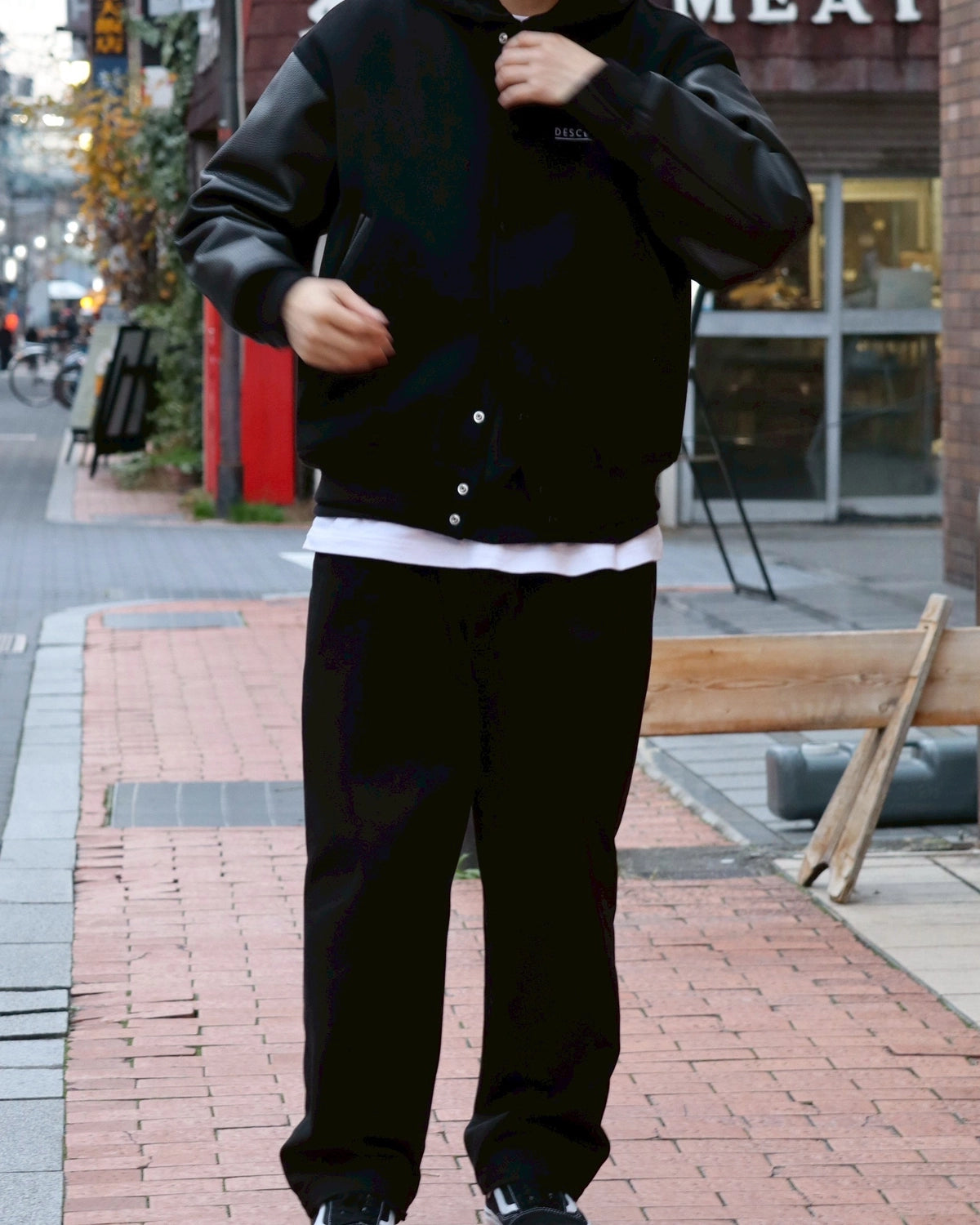 DESCENDANT ディセンダント 2025AW FLUKE UP VARSITY JACKET 
