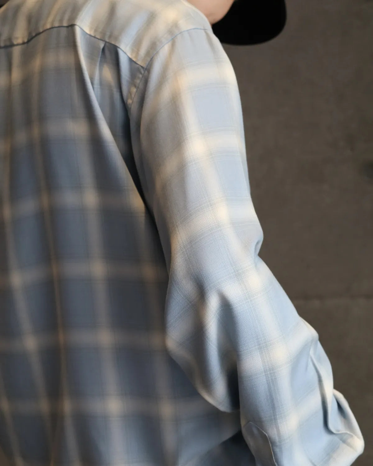 SEQUEL / OMBRE CHECK LONG SLEEBE SHIRT (SQ-26SS-SH-02)