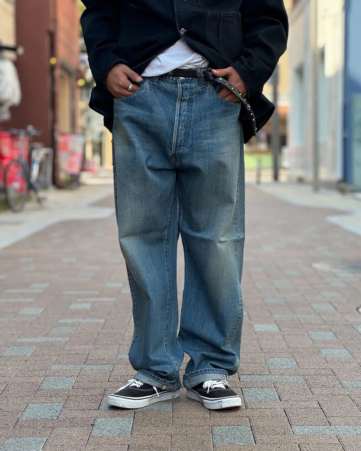 A.PRESSE / No.22 Washed Wide Denim Pants (26AAP-04-29)