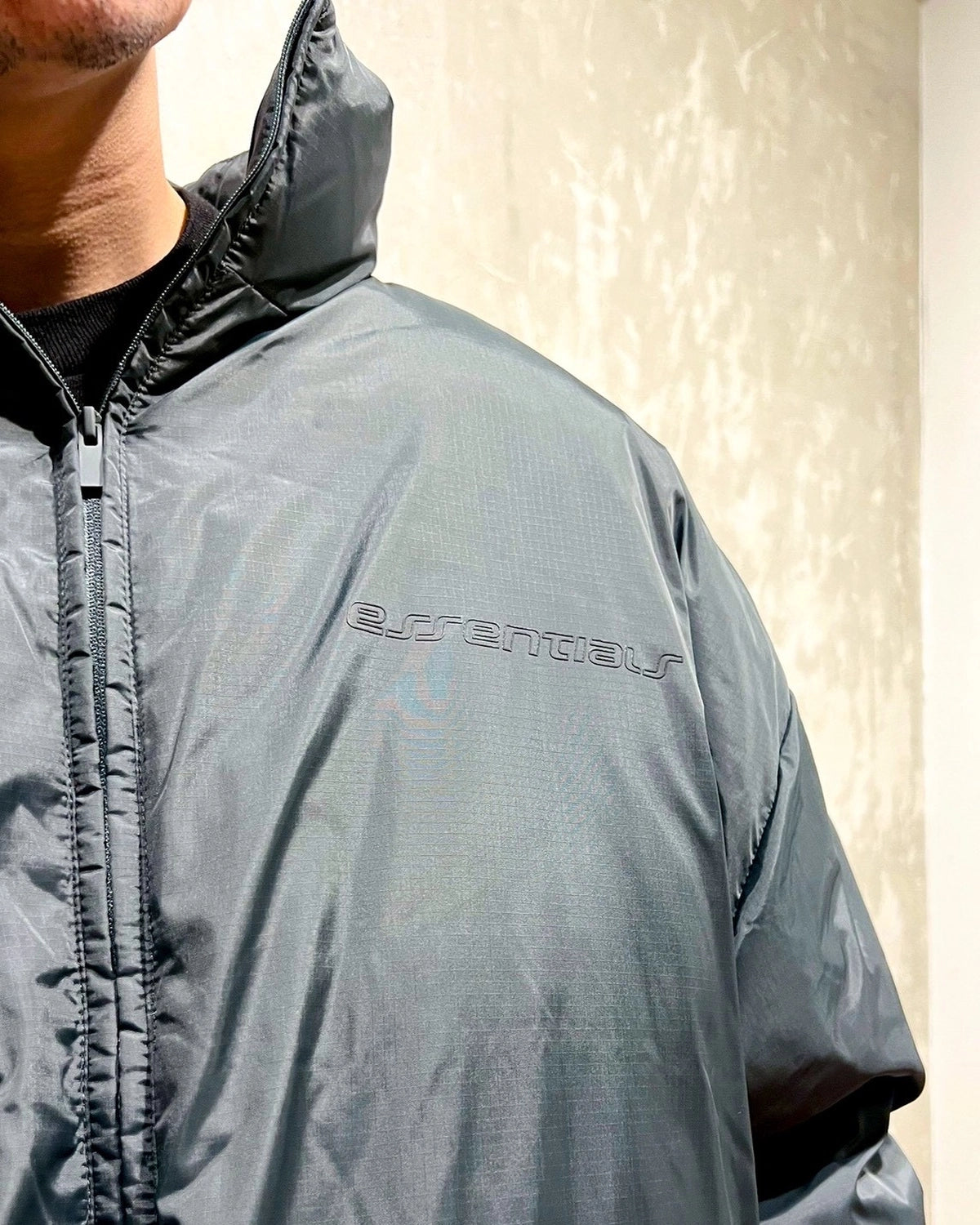 ESSENTIALS / Ripstop Nylon Puffer Jacket (202HO258151F)