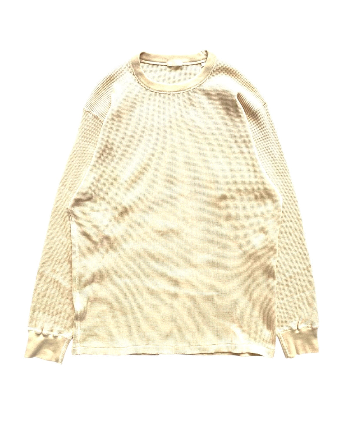 COMOLI / コットンカシミヤ ワッフル長袖クルー (C03-05018)