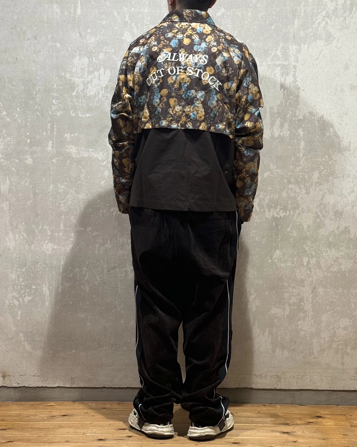 ALWAYS OUT OF STOCK / FLOWER PATTERN LIGHT BLOUSON JACKET (HA-025202101)
