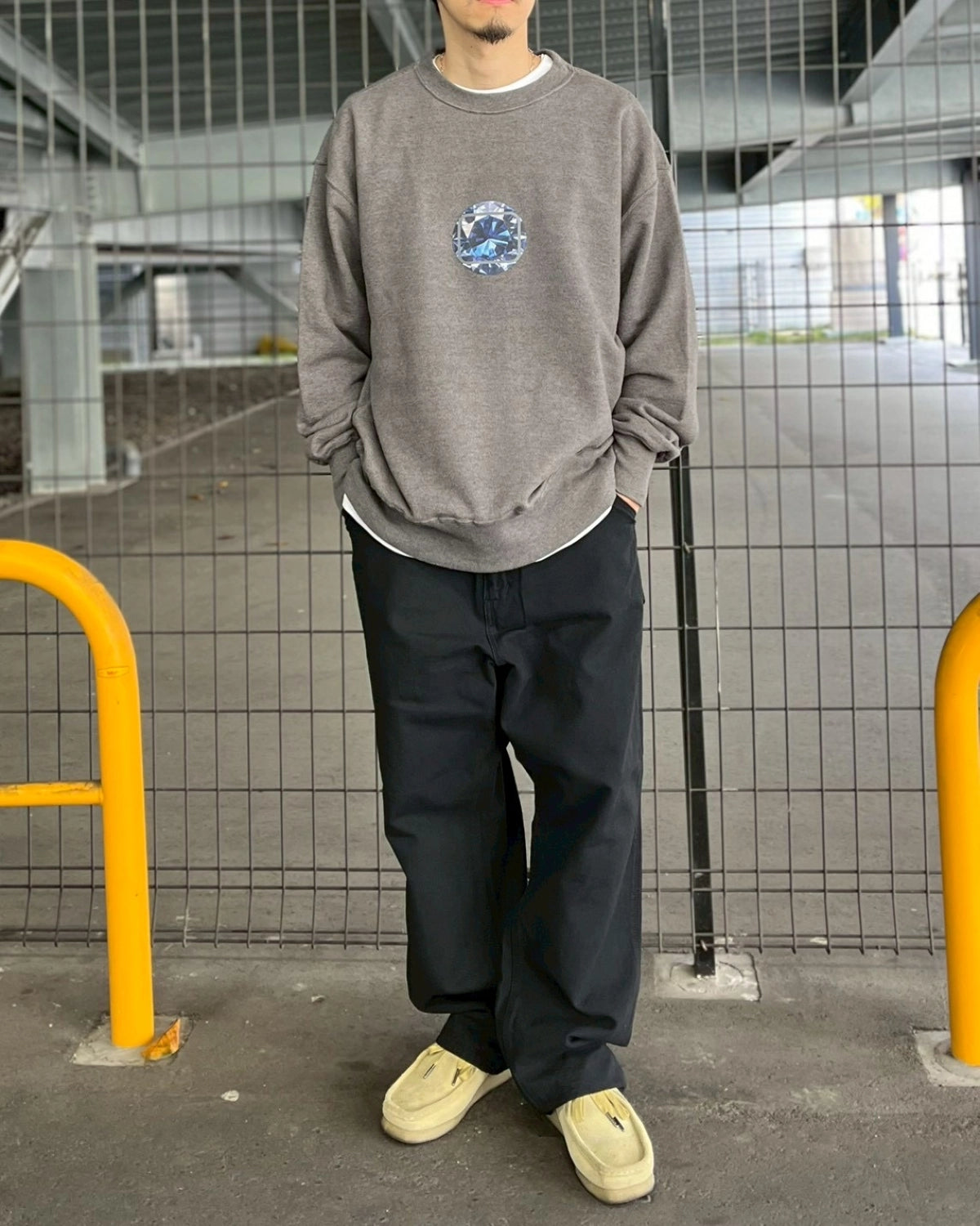 SEQUEL / T/C裏毛 CREW NECK SWEAT (SQ-25AW-CS-07)