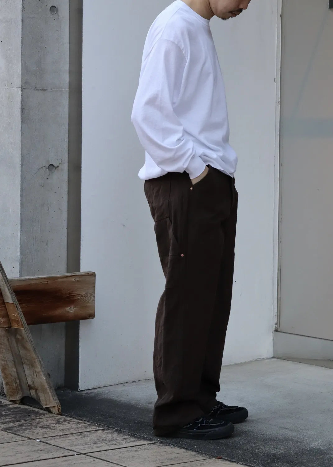 COMOLI / コットン クルーネックニット (D01-06011)