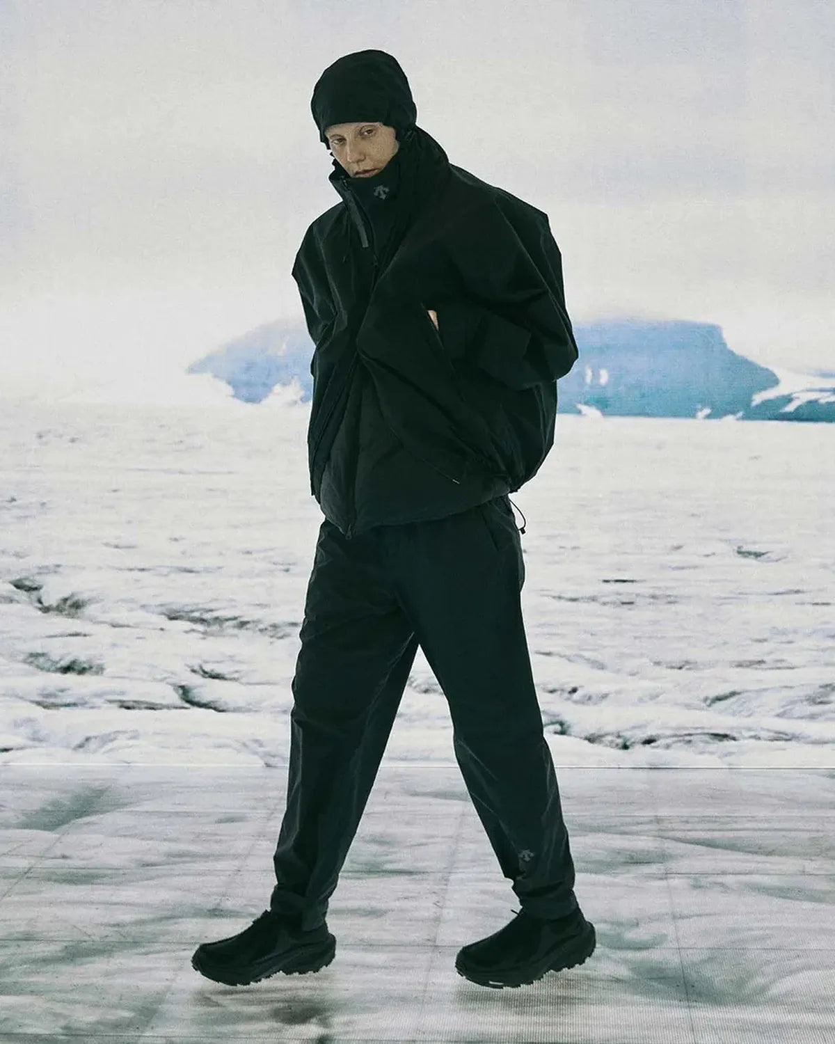 N.HOOLYWOOD × DESCENTE ALLTERRAIN / LIGHT LAYERED PANTS  (D06FLP14MB-pieces)