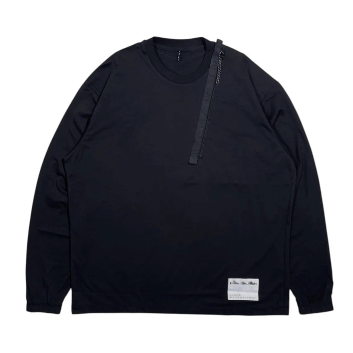 RF2GOLF 長袖シャツ ブラック ALMOSTBLACK (オールモストブラック) / REFLECT PRINT TSHIRTS