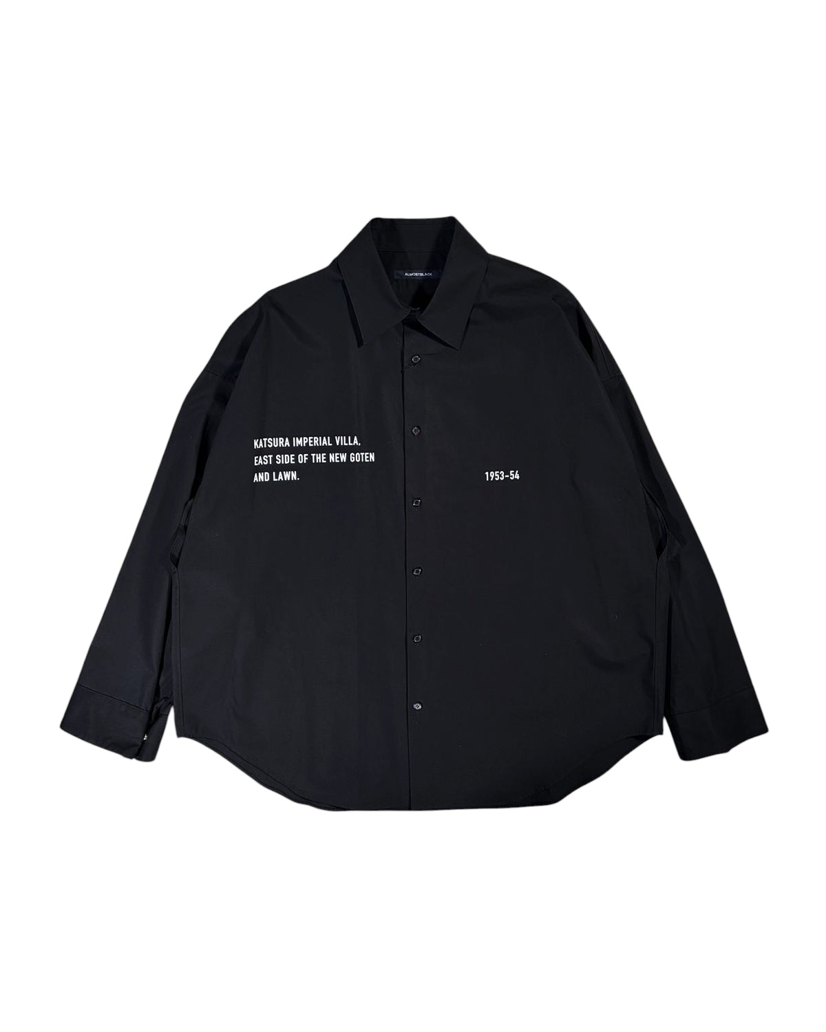 ALMOSTBLACK × YASUHIRO ISHIMOTO の WOEVEN KIMONO SLEEVE PRINT SHIRTS (YI-SH07)