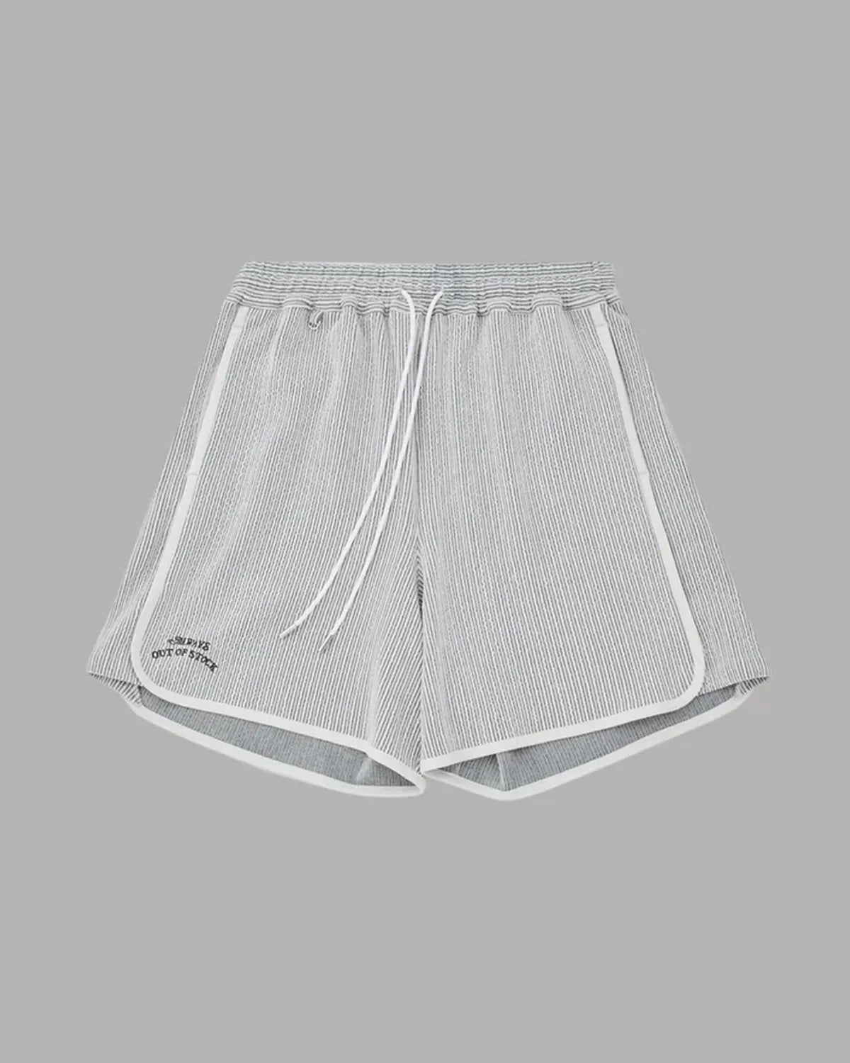 ALWAYS OUT OF STOCK の FRILL STRIPES BASKETBALL SHORTS (HA-025106221)
