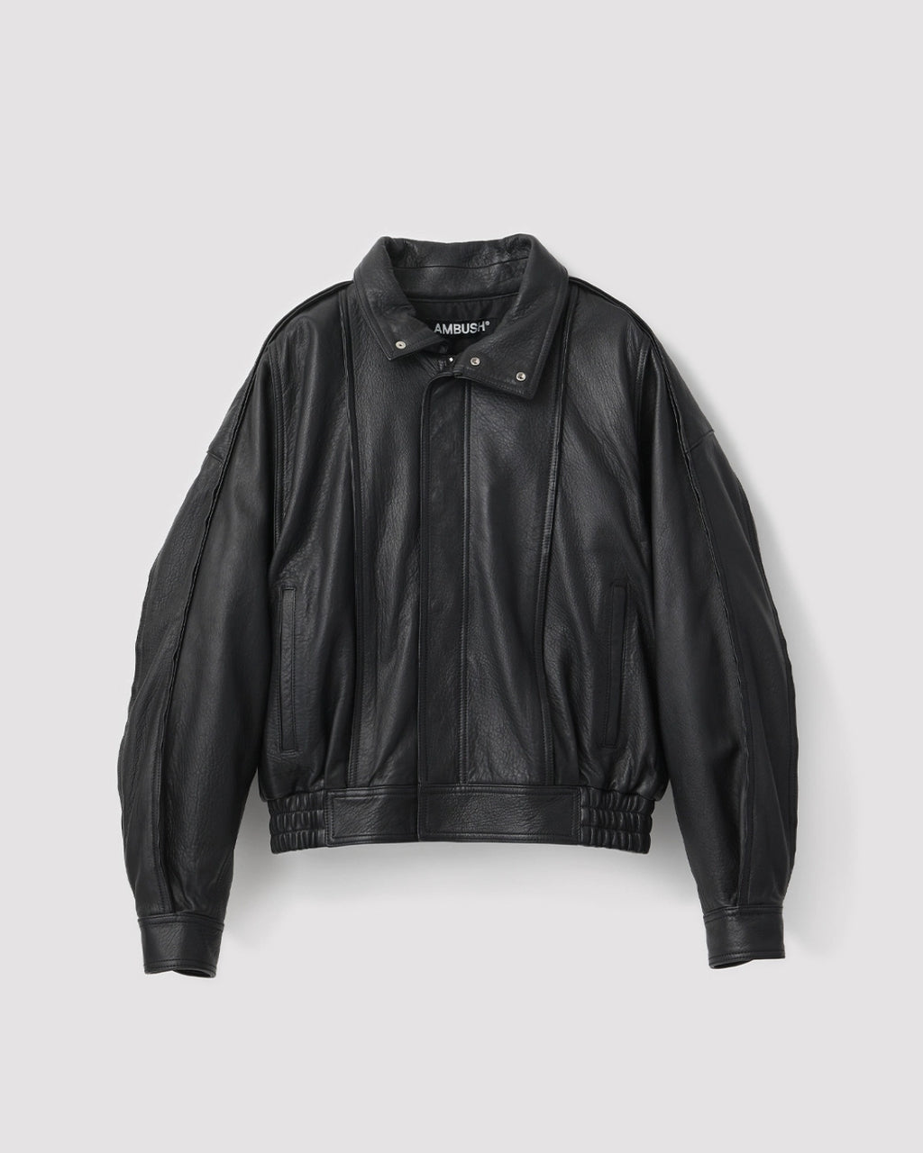 AMBUSH クロシェ編み レザージャケット AMBUSH_LEATHER_BOMBER_JACKET_1