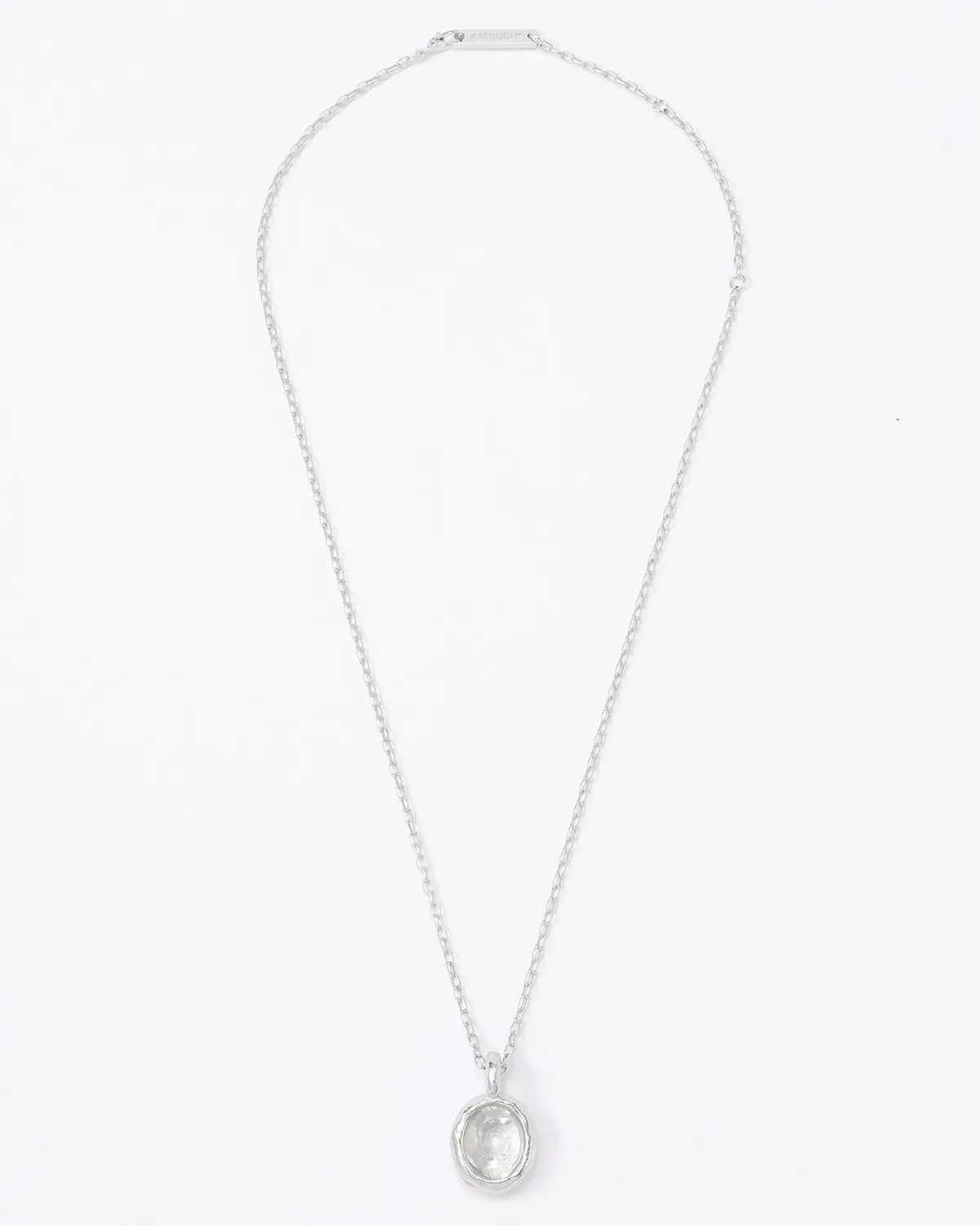 AMBUSH® の OVAL CUT STONE CHARM NECKLACE (12115750)