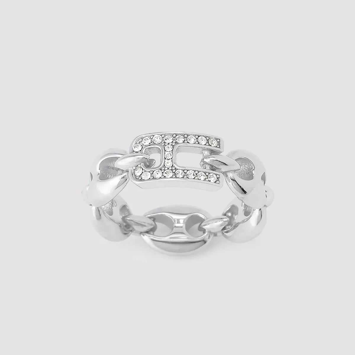 AMBUSH PAVE CLASSIC CHAIN RING Mサイズ　シルバー AMBUSH（アンブッシュ）の「PAVE CLASSIC CHAIN RING（リング