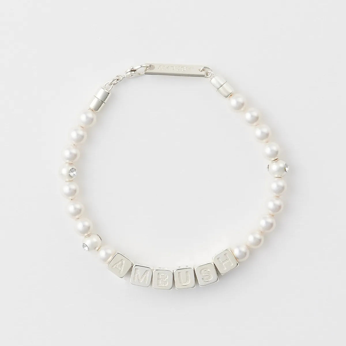 AMBUSH® (アンブッシュ) / PEARL LETTER BLOCK BRACELET | 公式通販