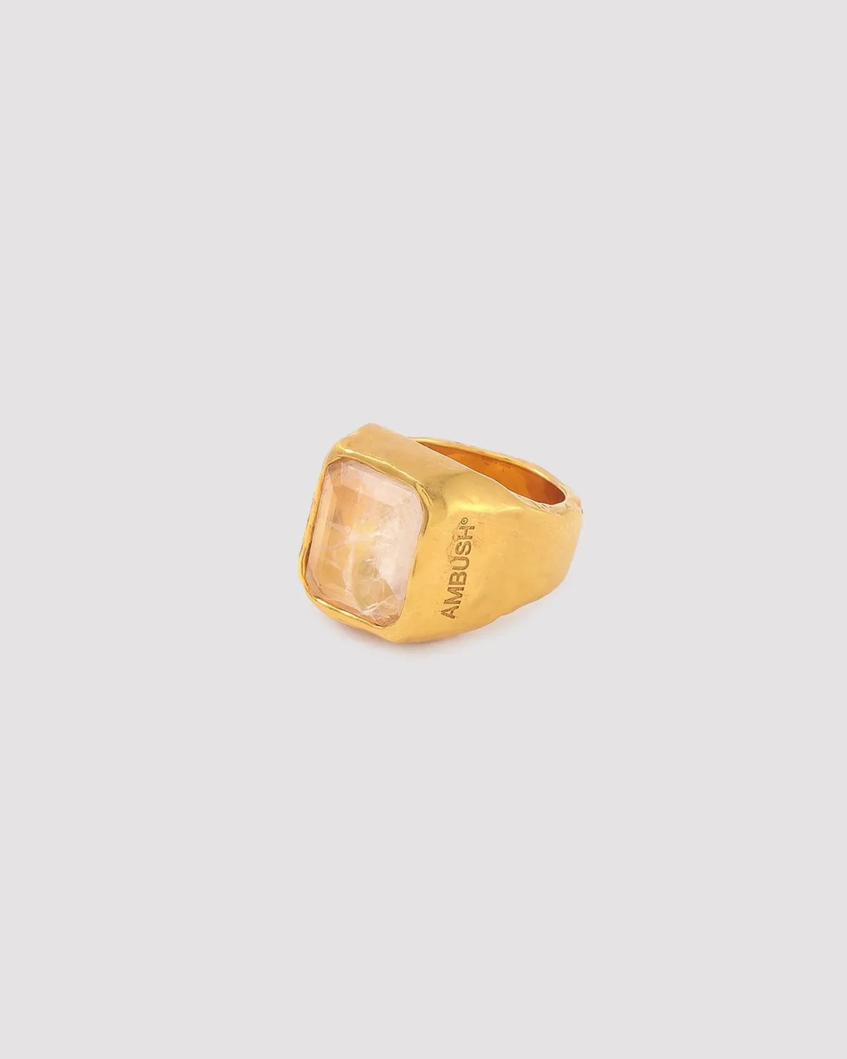 AMBUSH® の SQUARE CUT STONE RING (12115746)
