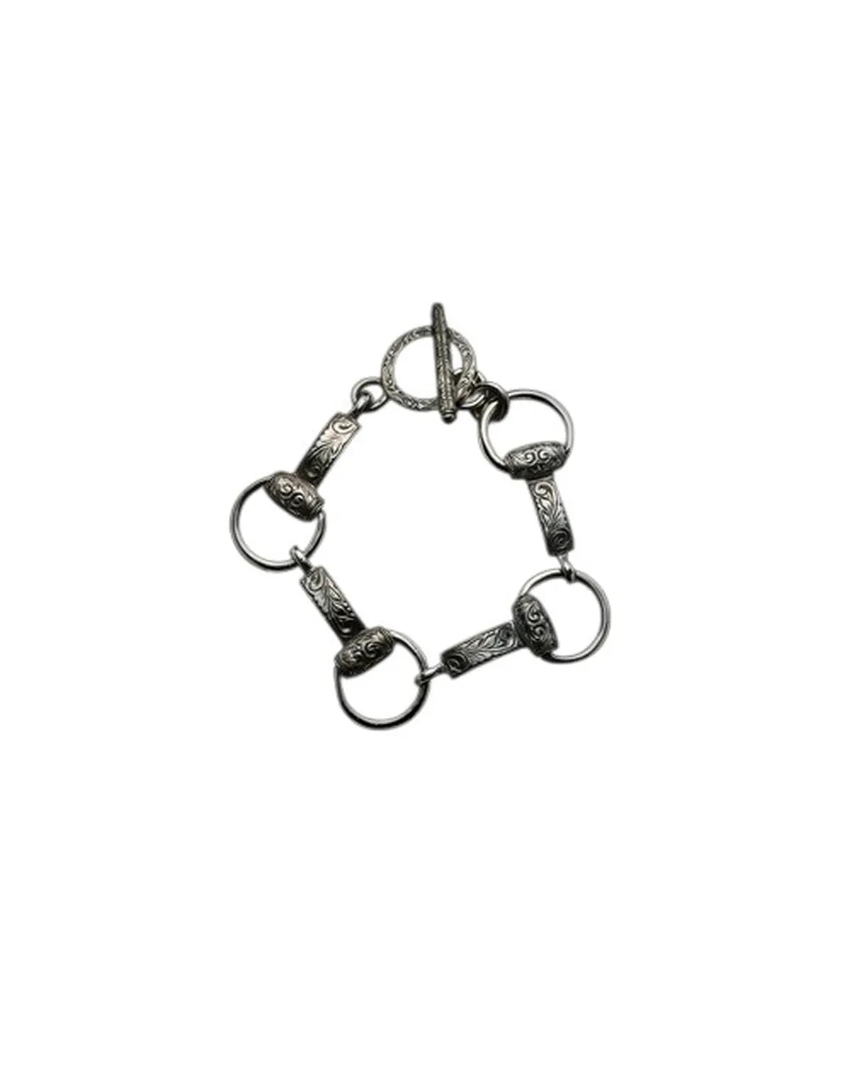 ANTIDOTE BUYERS CLUB の Engraved Horse Bit Bracelet (RX-623)