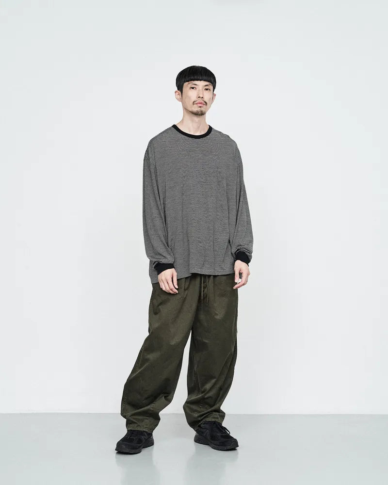 Graphpaper / Wool Border L/S Tee (GU243-70113B)