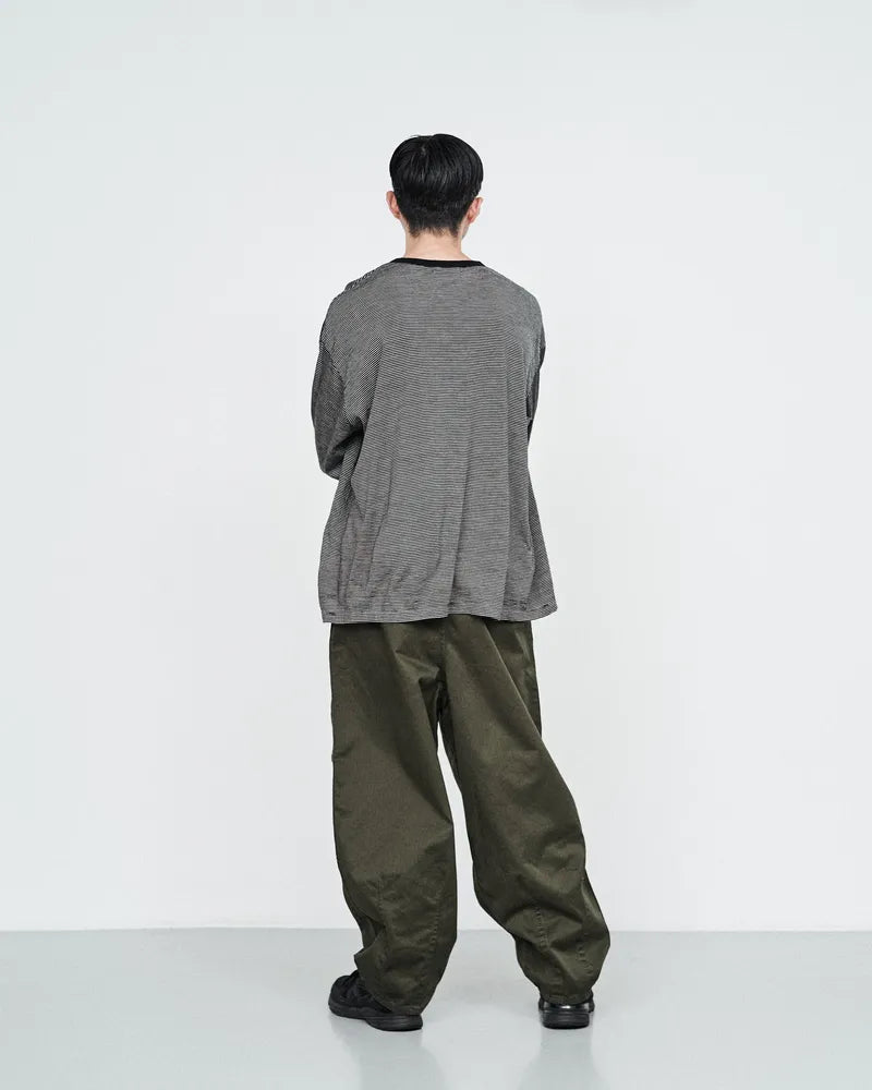 Graphpaper / Wool Border L/S Tee (GU243-70113B)