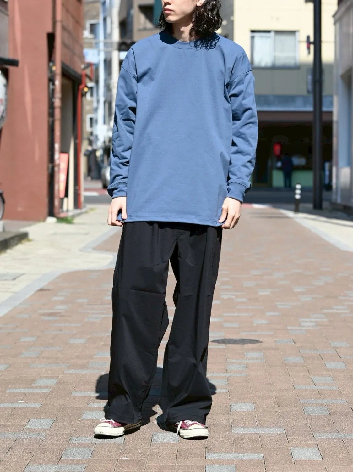 DAIWA PIER39 / TECH DRAWSTRING L/S TEE (BE-34026)