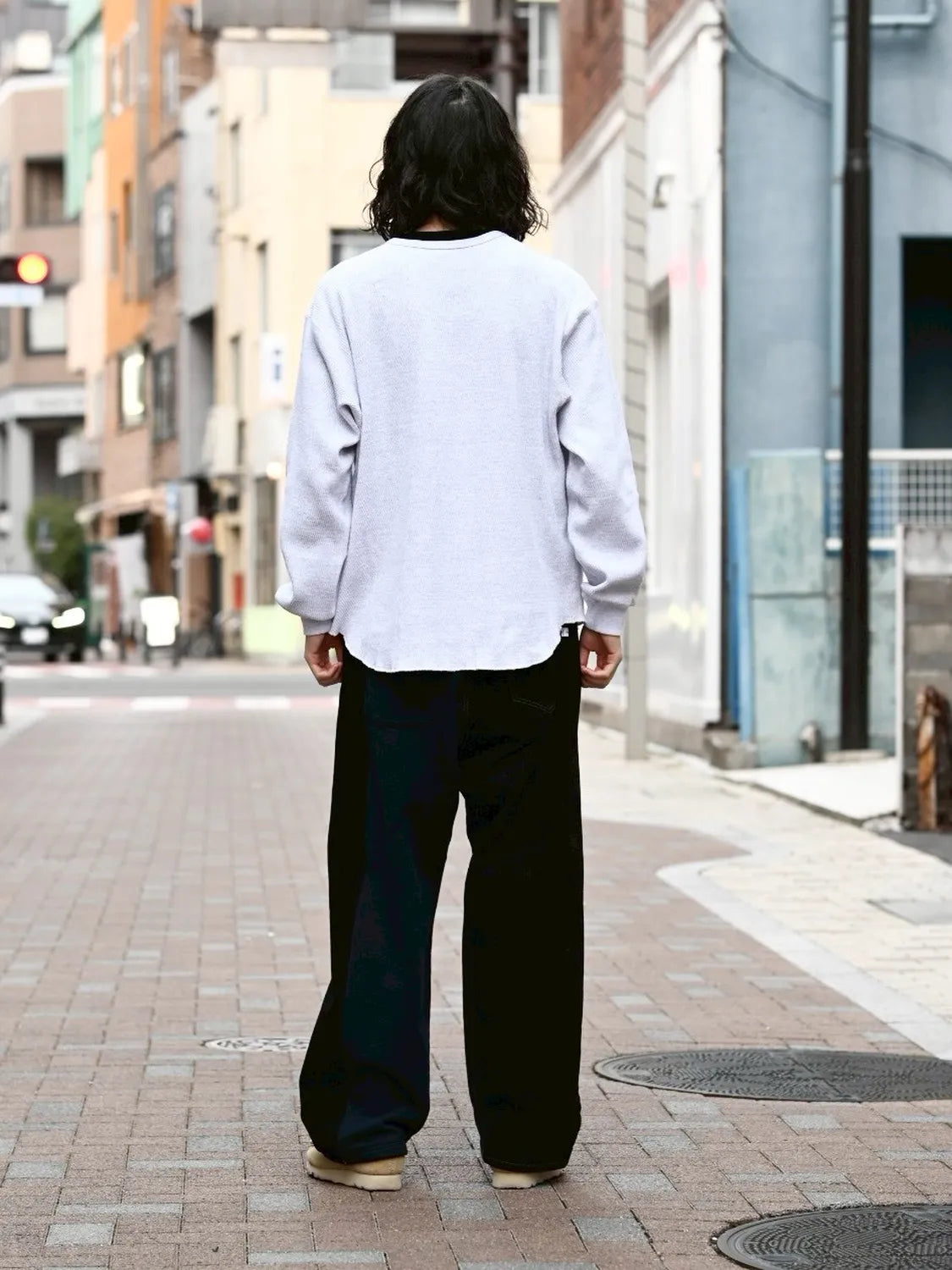 FACETASM / THRMAL KNIT LONG TEE (MYK-TEE-06)