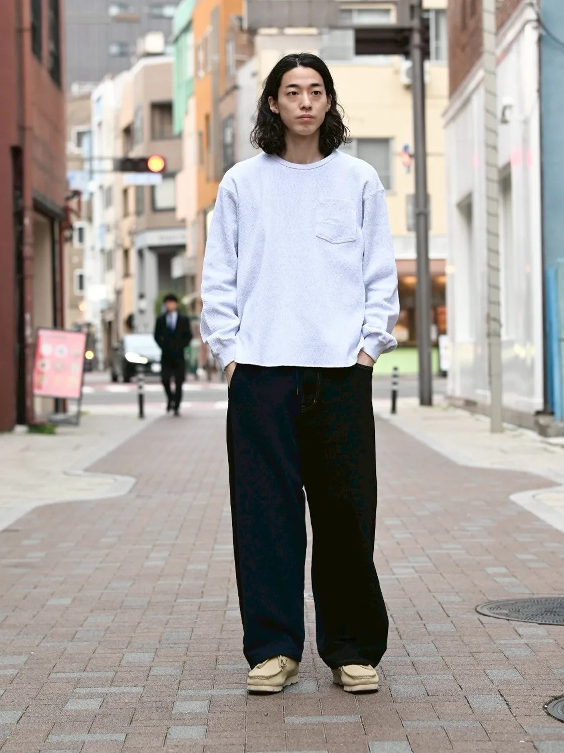 FACETASM / THRMAL KNIT LONG TEE (MYK-TEE-06)