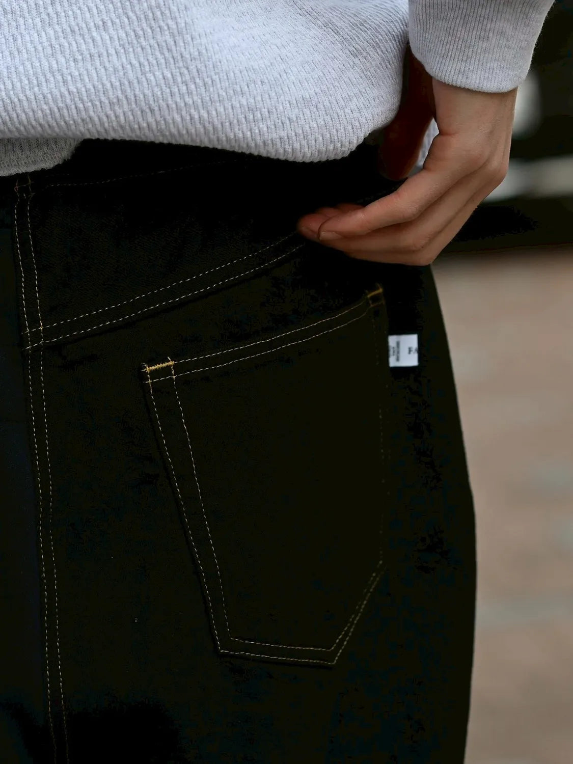 FACETASM / DENIM MERGINGSWEAT PANTS (MYK-PT-08)
