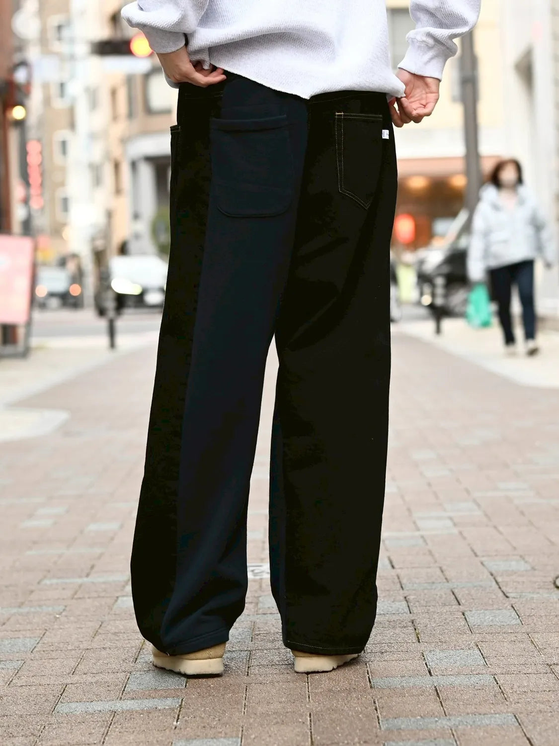 FACETASM / DENIM MERGINGSWEAT PANTS (MYK-PT-08)